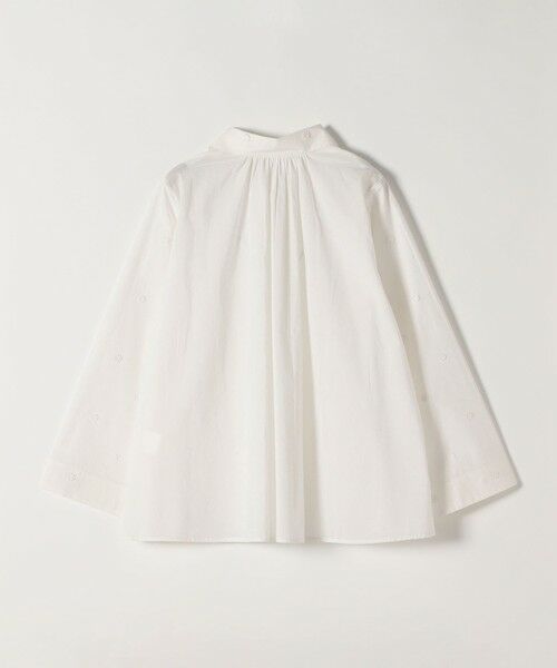 SHIPS / シップス シャツ・ブラウス | 《予約》SHIPS any:〈洗濯機可能〉フラワー モチーフ Aライン スキッパー シャツ ブラウス | 詳細10