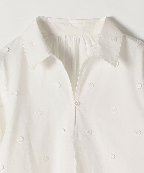 SHIPS / シップス シャツ・ブラウス | 《予約》SHIPS any:〈洗濯機可能〉フラワー モチーフ Aライン スキッパー シャツ ブラウス | 詳細11