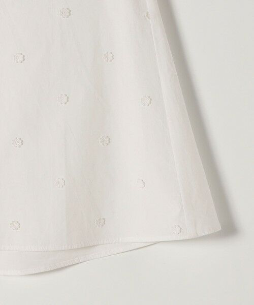 SHIPS / シップス シャツ・ブラウス | 《予約》SHIPS any:〈洗濯機可能〉フラワー モチーフ Aライン スキッパー シャツ ブラウス | 詳細13