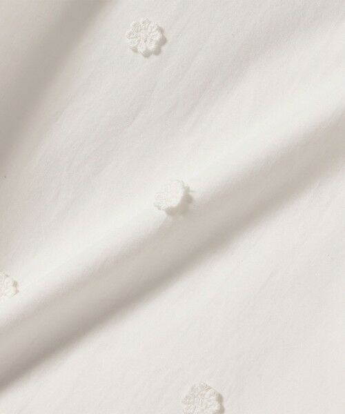 SHIPS / シップス シャツ・ブラウス | 《予約》SHIPS any:〈洗濯機可能〉フラワー モチーフ Aライン スキッパー シャツ ブラウス | 詳細15