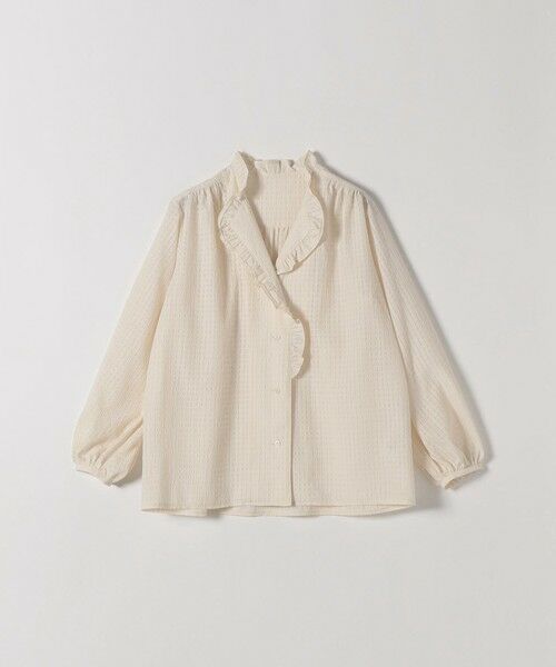 SHIPS / シップス シャツ・ブラウス | 《予約》SHIPS any:〈洗濯機可能〉2WAY シアー フリル ブラウス | 詳細9