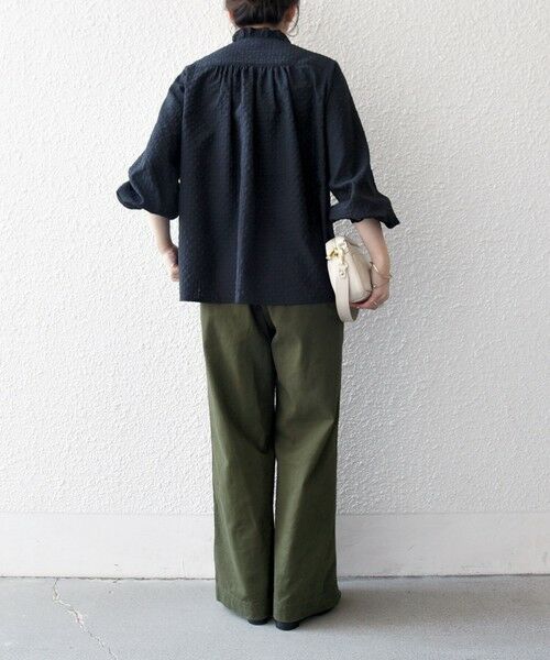 SHIPS / シップス シャツ・ブラウス | 《予約》SHIPS any:〈洗濯機可能〉2WAY シアー フリル ブラウス | 詳細12