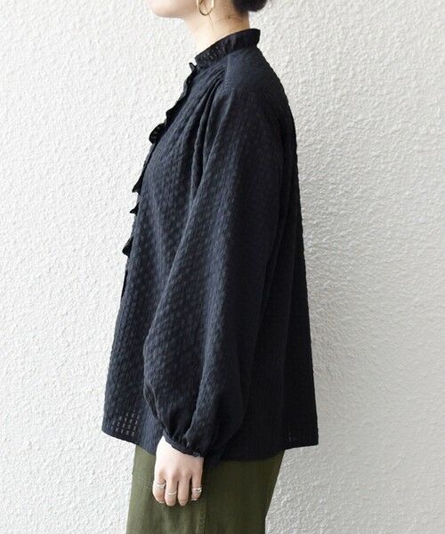 SHIPS / シップス シャツ・ブラウス | 《予約》SHIPS any:〈洗濯機可能〉2WAY シアー フリル ブラウス | 詳細25