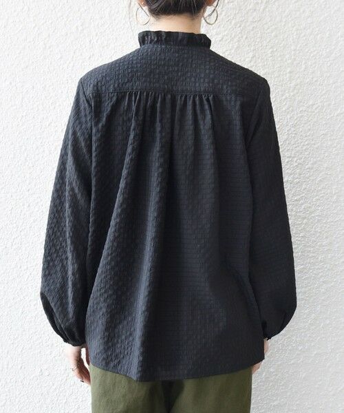 SHIPS / シップス シャツ・ブラウス | 《予約》SHIPS any:〈洗濯機可能〉2WAY シアー フリル ブラウス | 詳細26