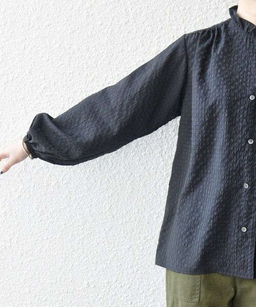 SHIPS / シップス シャツ・ブラウス | 《予約》SHIPS any:〈洗濯機可能〉2WAY シアー フリル ブラウス | 詳細27