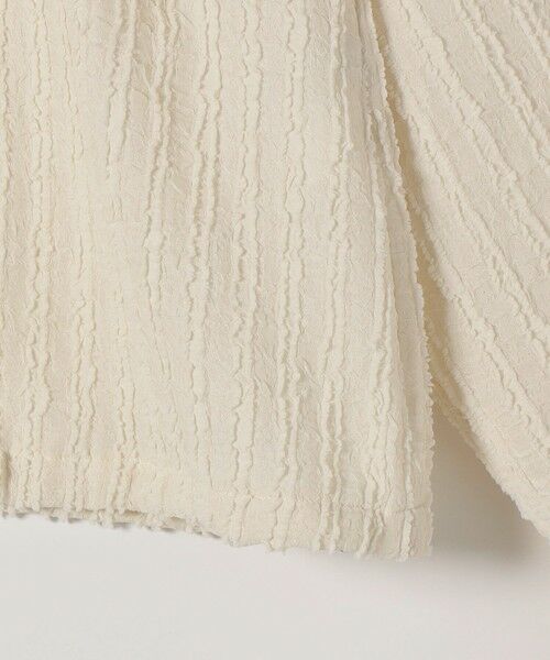 SHIPS / シップス シャツ・ブラウス | 《予約》SHIPS any:〈洗濯機可能〉ウェーブ ジャカード ドロスト シャツ | 詳細10