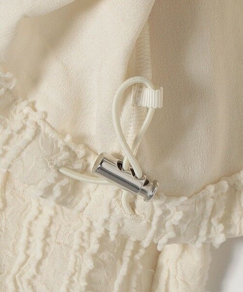 SHIPS / シップス シャツ・ブラウス | 《予約》SHIPS any:〈洗濯機可能〉ウェーブ ジャカード ドロスト シャツ | 詳細11