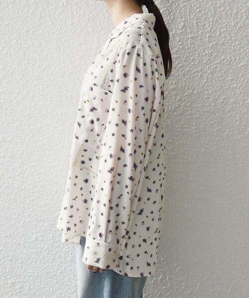 SHIPS / シップス シャツ・ブラウス | 《予約》SHIPS any:〈洗濯機可能〉フラワー プリント オープンカラー シャツ | 詳細12