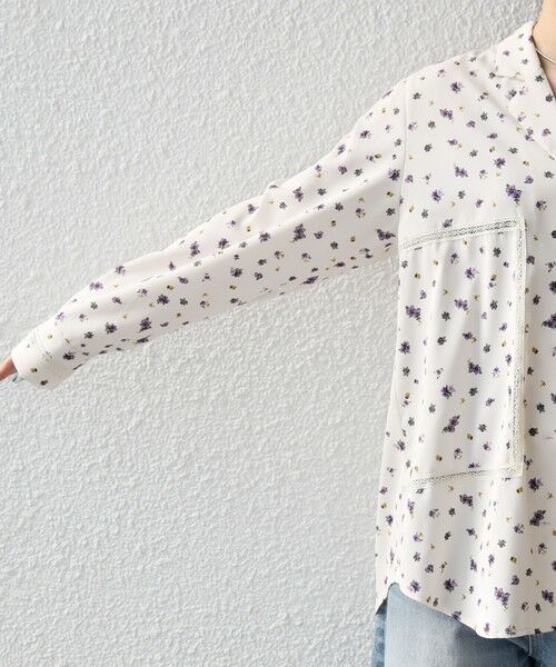 SHIPS / シップス シャツ・ブラウス | 《予約》SHIPS any:〈洗濯機可能〉フラワー プリント オープンカラー シャツ | 詳細14