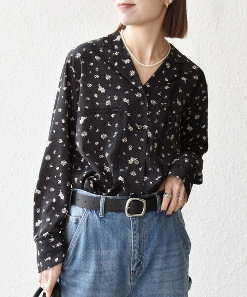SHIPS / シップス シャツ・ブラウス | 《予約》SHIPS any:〈洗濯機可能〉フラワー プリント オープンカラー シャツ | 詳細17
