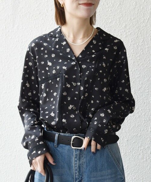 SHIPS / シップス シャツ・ブラウス | 《予約》SHIPS any:〈洗濯機可能〉フラワー プリント オープンカラー シャツ | 詳細18