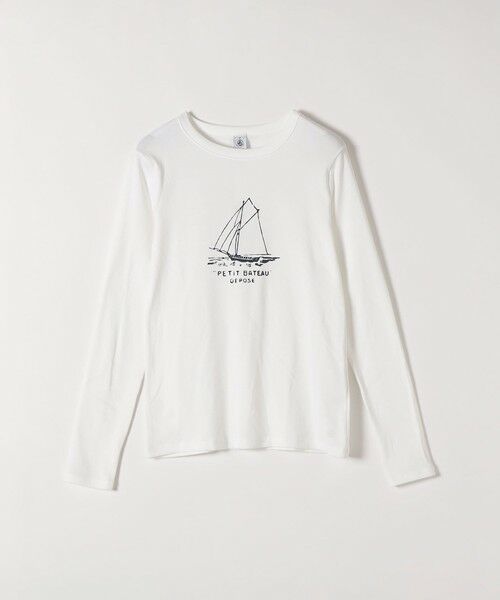 SHIPS / シップス Tシャツ | 《予約》【SHIPS any別注】PETIT BATEAU:〈洗濯機可能〉ロングスリーブ Tシャツ | 詳細9