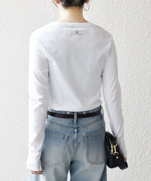 SHIPS / シップス Tシャツ | 《予約》【SHIPS any別注】PETIT BATEAU:〈洗濯機可能〉ロングスリーブ Tシャツ | 詳細7