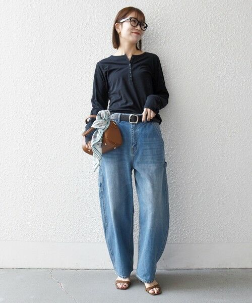 SHIPS / シップス カットソー(半袖以外) | 《予約》SHIPS any:〈手洗い可能〉シアー コットン ヘンリーネック ロングスリーブ TEE | 詳細12