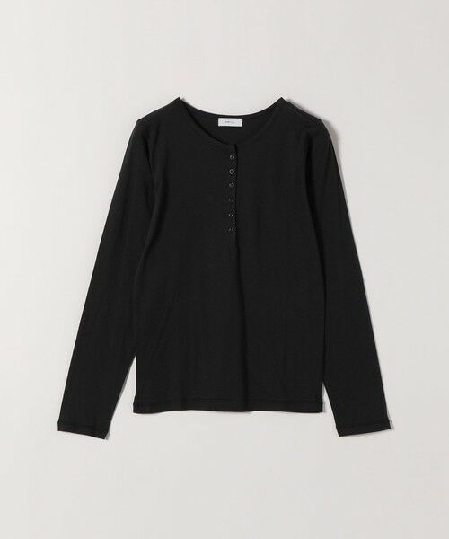 SHIPS / シップス カットソー(半袖以外) | 《予約》SHIPS any:〈手洗い可能〉シアー コットン ヘンリーネック ロングスリーブ TEE | 詳細20