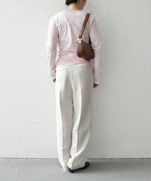 SHIPS / シップス カットソー(半袖以外) | 《予約》SHIPS any:〈手洗い可能〉シアー コットン ヘンリーネック ロングスリーブ TEE | 詳細27