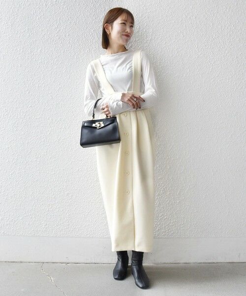 SHIPS / シップス カットソー（半袖以外） | 《予約》SHIPS any:〈手洗い可能〉シアー コットン ボトルネック ロングスリーブ TEE | 詳細1