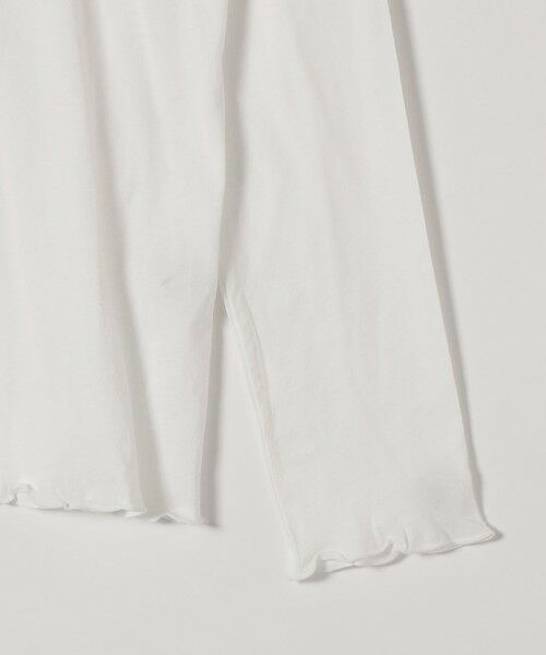 SHIPS / シップス カットソー（半袖以外） | 《予約》SHIPS any:〈手洗い可能〉シアー コットン ボトルネック ロングスリーブ TEE | 詳細11