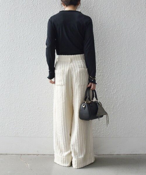 SHIPS / シップス カットソー（半袖以外） | 《予約》SHIPS any:〈手洗い可能〉シアー コットン ボトルネック ロングスリーブ TEE | 詳細15