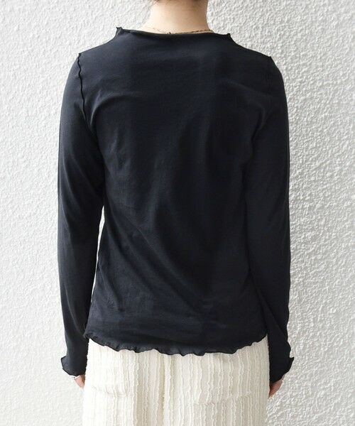 SHIPS / シップス カットソー（半袖以外） | 《予約》SHIPS any:〈手洗い可能〉シアー コットン ボトルネック ロングスリーブ TEE | 詳細26