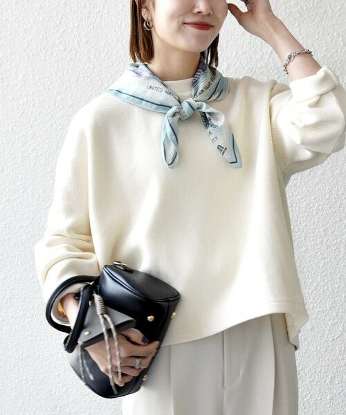 SHIPS / シップス カットソー | 《予約》SHIPS any:〈手洗い可能〉サカリバ ラウンド ヘム ルーズ プルオーバー | 詳細3