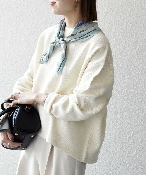 SHIPS / シップス カットソー | 《予約》SHIPS any:〈手洗い可能〉サカリバ ラウンド ヘム ルーズ プルオーバー | 詳細8