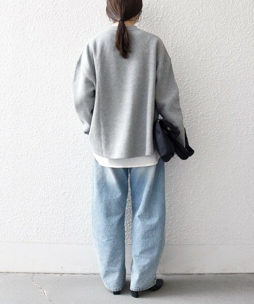 SHIPS / シップス カットソー | 《予約》SHIPS any:〈手洗い可能〉サカリバ ラウンド ヘム ルーズ プルオーバー | 詳細12