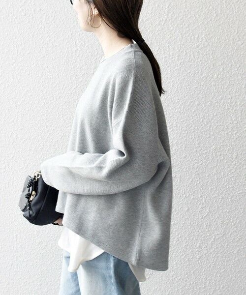 SHIPS / シップス カットソー | 《予約》SHIPS any:〈手洗い可能〉サカリバ ラウンド ヘム ルーズ プルオーバー | 詳細16