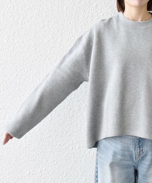 SHIPS / シップス カットソー | 《予約》SHIPS any:〈手洗い可能〉サカリバ ラウンド ヘム ルーズ プルオーバー | 詳細25