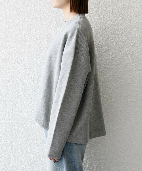 SHIPS / シップス カットソー | 《予約》SHIPS any:〈手洗い可能〉サカリバ ラウンド ヘム ルーズ プルオーバー | 詳細26