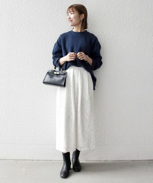 SHIPS / シップス カットソー | 《予約》SHIPS any:〈手洗い可能〉サカリバ ラウンド ヘム ルーズ プルオーバー | 詳細28