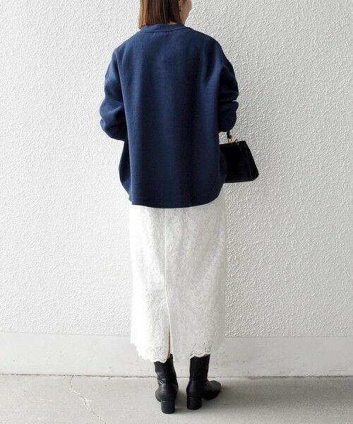 SHIPS / シップス カットソー | 《予約》SHIPS any:〈手洗い可能〉サカリバ ラウンド ヘム ルーズ プルオーバー | 詳細29