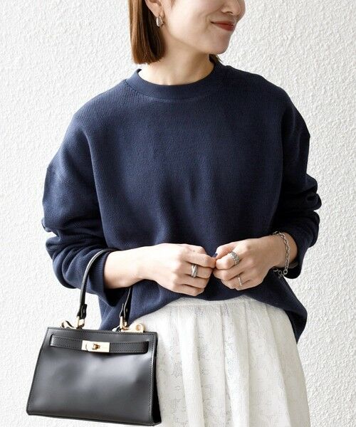 SHIPS / シップス カットソー | 《予約》SHIPS any:〈手洗い可能〉サカリバ ラウンド ヘム ルーズ プルオーバー | 詳細30