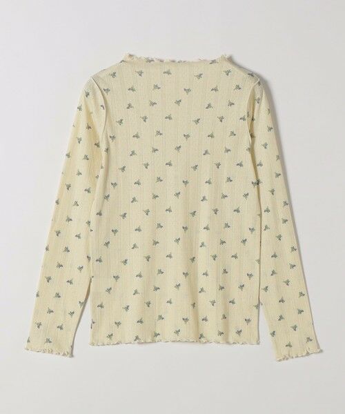 SHIPS / シップス カットソー | 《予約》SHIPS any:〈洗濯機可能〉フラワー プリント ボトルネック ロングスリーブ TEE | 詳細12