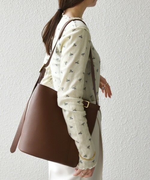 SHIPS / シップス カットソー | 《予約》SHIPS any:〈洗濯機可能〉フラワー プリント ボトルネック ロングスリーブ TEE | 詳細5