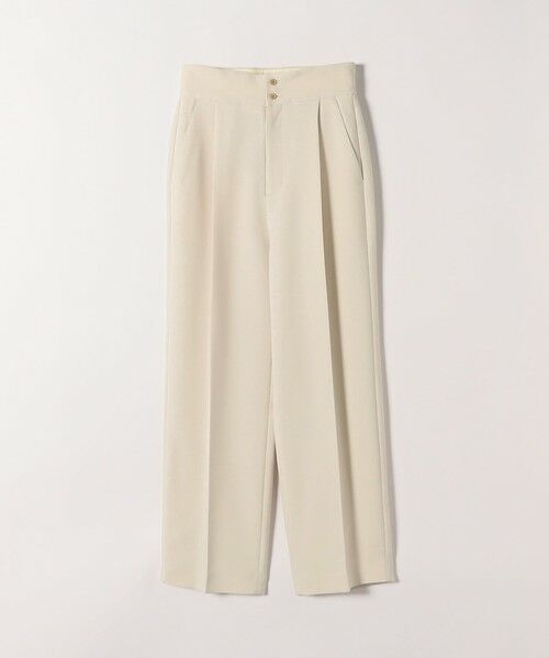 SHIPS / シップス その他パンツ | 《予約》SHIPS any:〈洗濯機可能〉ダブルクロス タック ストレート パンツ［NAVY BLUE］ | 詳細8