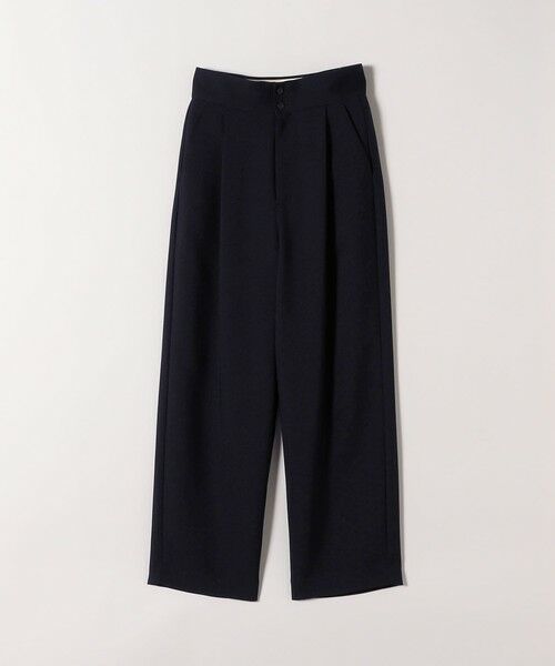 SHIPS / シップス その他パンツ | 《予約》SHIPS any:〈洗濯機可能〉ダブルクロス タック ストレート パンツ［NAVY BLUE］ | 詳細16