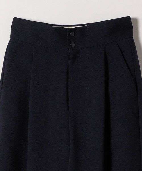SHIPS / シップス その他パンツ | 《予約》SHIPS any:〈洗濯機可能〉ダブルクロス タック ストレート パンツ［NAVY BLUE］ | 詳細17