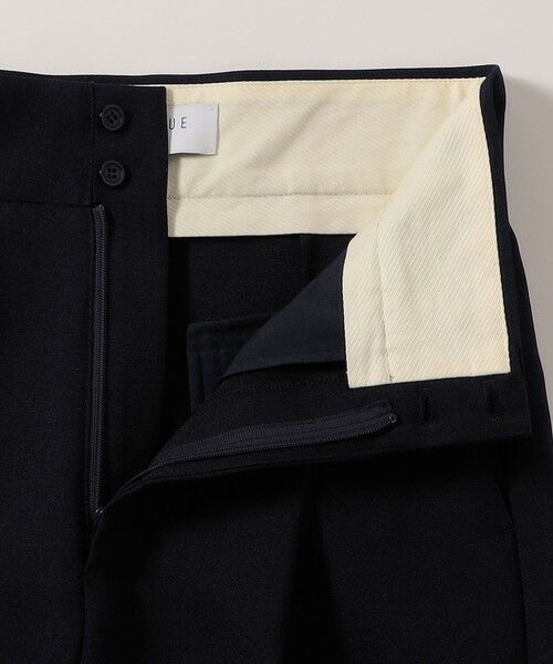 SHIPS / シップス その他パンツ | 《予約》SHIPS any:〈洗濯機可能〉ダブルクロス タック ストレート パンツ［NAVY BLUE］ | 詳細22