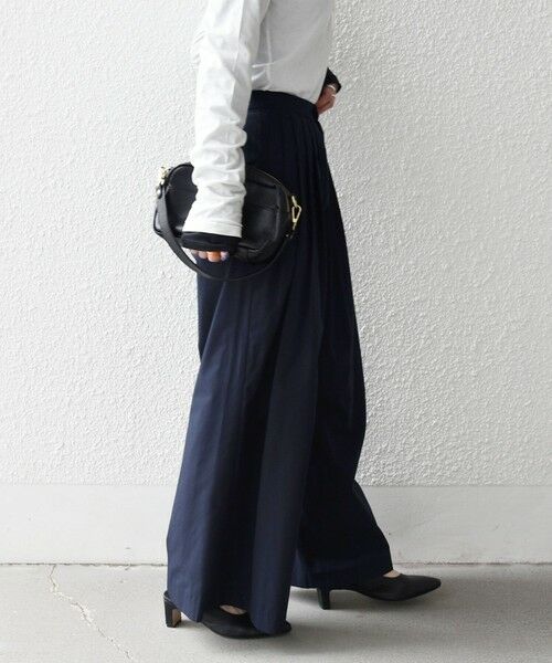 SHIPS / シップス その他パンツ | 《予約》SHIPS any:〈洗濯機可能〉タイプライター タック ワイド イージー パンツ | 詳細13