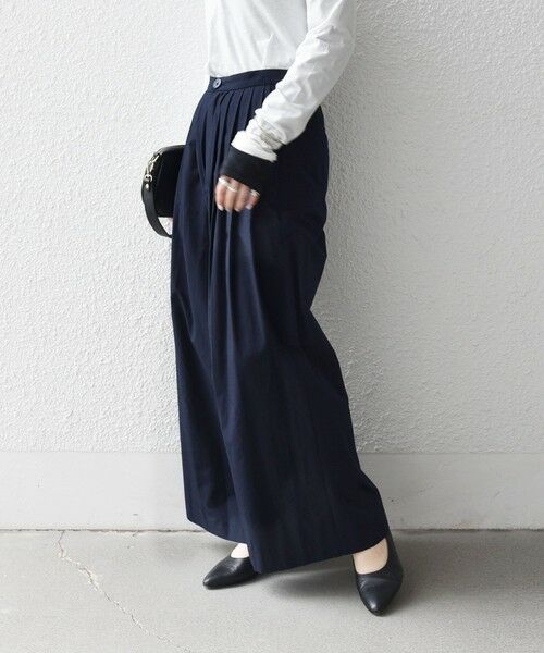 SHIPS / シップス その他パンツ | 《予約》SHIPS any:〈洗濯機可能〉タイプライター タック ワイド イージー パンツ | 詳細15