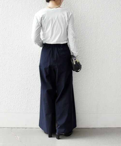 SHIPS / シップス その他パンツ | 《予約》SHIPS any:〈洗濯機可能〉タイプライター タック ワイド イージー パンツ | 詳細9