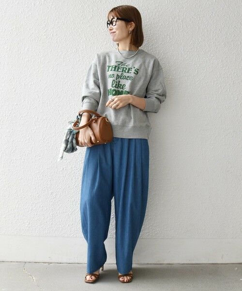 SHIPS / シップス デニムパンツ | 《予約》SHIPS any:〈洗濯機可能〉ライト デニム バレル タック パンツ | 詳細8