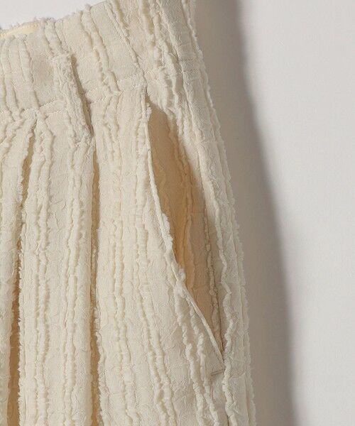 SHIPS / シップス その他パンツ | 《予約》SHIPS any:〈洗濯機可能〉ウェーブ ジャカード タック ワイド パンツ | 詳細11