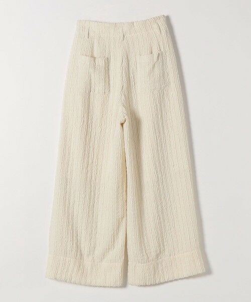 SHIPS / シップス その他パンツ | 《予約》SHIPS any:〈洗濯機可能〉ウェーブ ジャカード タック ワイド パンツ | 詳細13