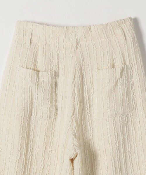 SHIPS / シップス その他パンツ | 《予約》SHIPS any:〈洗濯機可能〉ウェーブ ジャカード タック ワイド パンツ | 詳細14