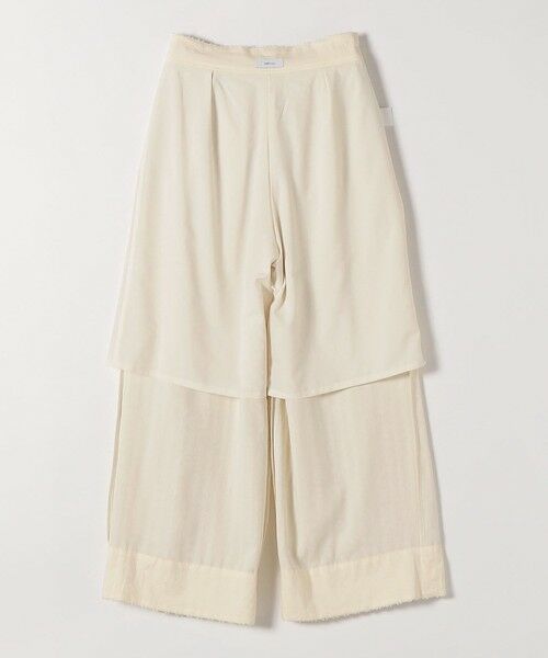 SHIPS / シップス その他パンツ | 《予約》SHIPS any:〈洗濯機可能〉ウェーブ ジャカード タック ワイド パンツ | 詳細16