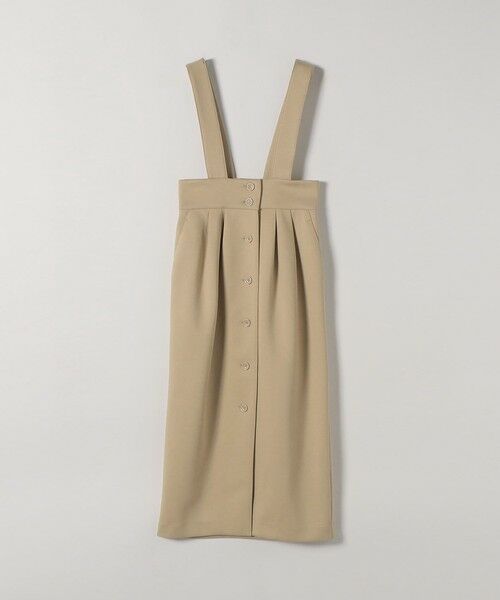 SHIPS / シップス ロング・マキシ丈スカート | 《予約》SHIPS any:〈洗濯機可能〉ジャージー サスペンダー ハイウエスト Iライン スカート | 詳細25