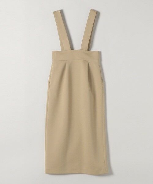 SHIPS / シップス ロング・マキシ丈スカート | 《予約》SHIPS any:〈洗濯機可能〉ジャージー サスペンダー ハイウエスト Iライン スカート | 詳細30