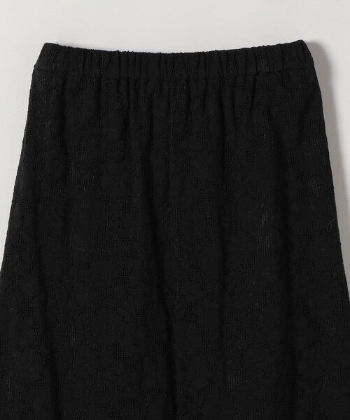 SHIPS / シップス ロング・マキシ丈スカート | 《予約》SHIPS any:〈手洗い可能〉フラワー メッシュ レース タック セミフレア スカート | 詳細24